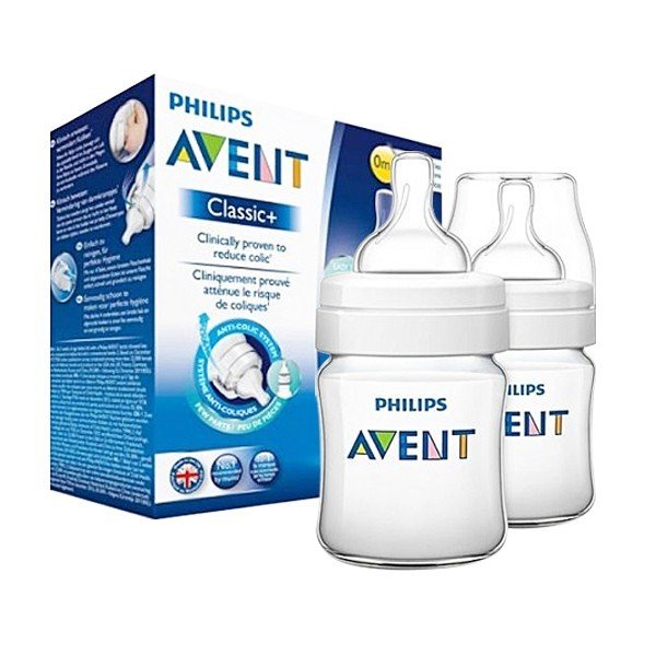 Avent Biberon Ant-Colic 0m 125ml Scf810-62 Twin Pack