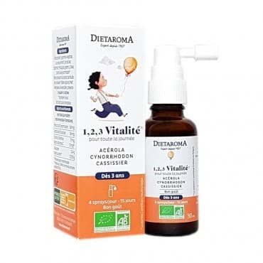 Dietaroma 1.2.3 Vitalite Enfants Des 3ans 30ml