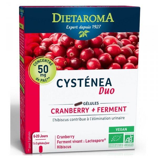 Dietaroma Cystenea Confort Urinaire 20gelules
