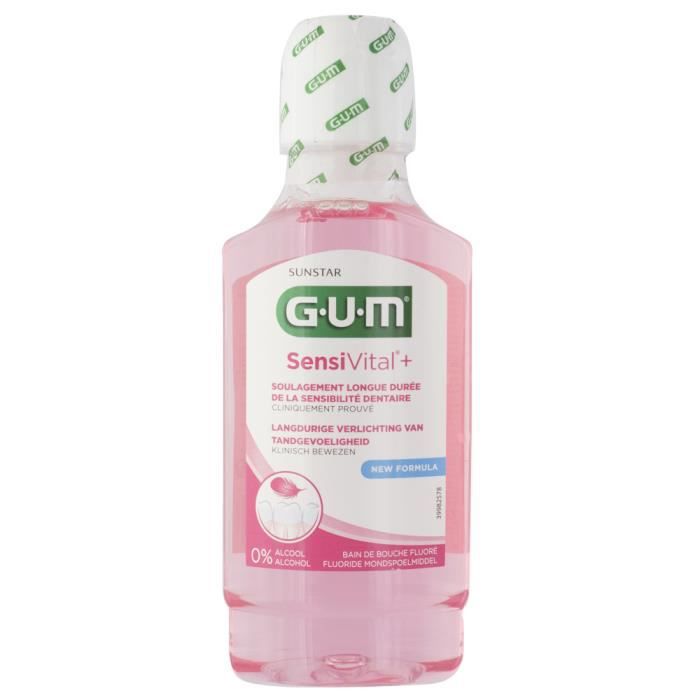 Gum bain de bouche sensivital Plus 300ml