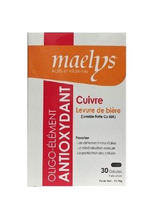Maelys Cuivre 30 gelules