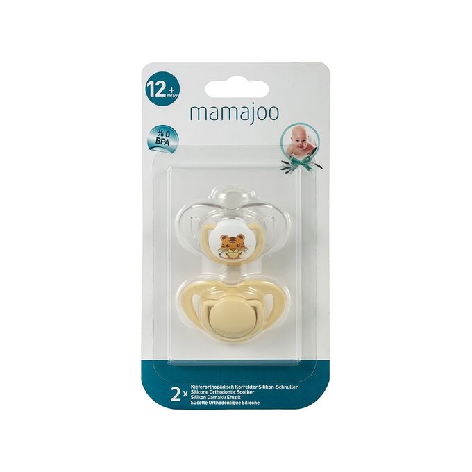 Mamajoo 2 Sucettes orthontique Tiger +12m MMJ3091