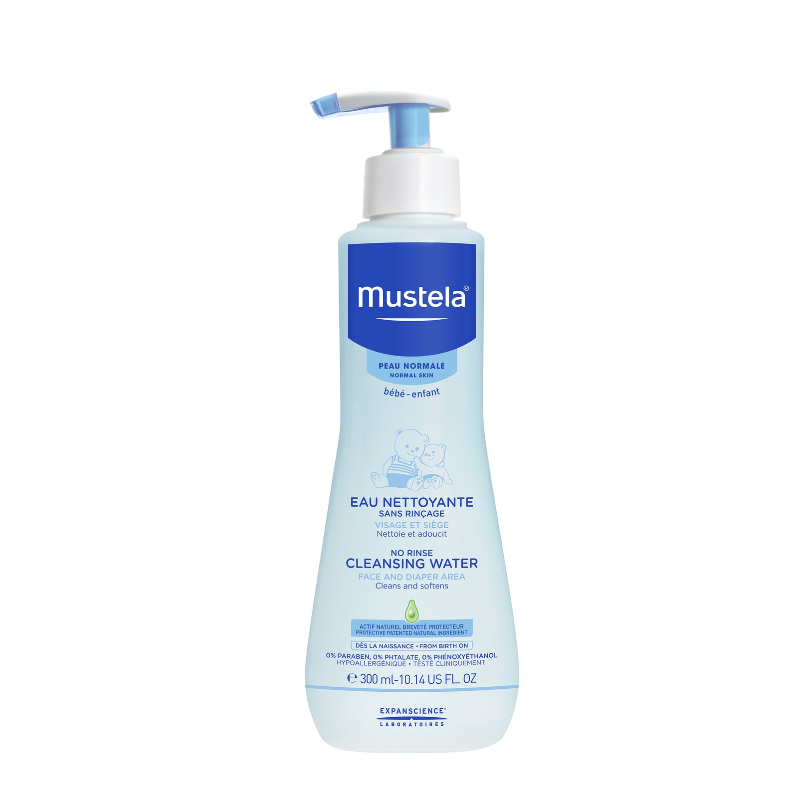 Mustela eau nettoyant visage & siege 300mL