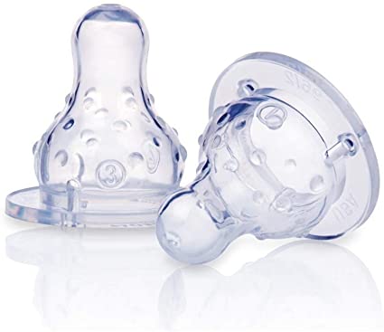 Nuby 2tetines large +0m NT67678