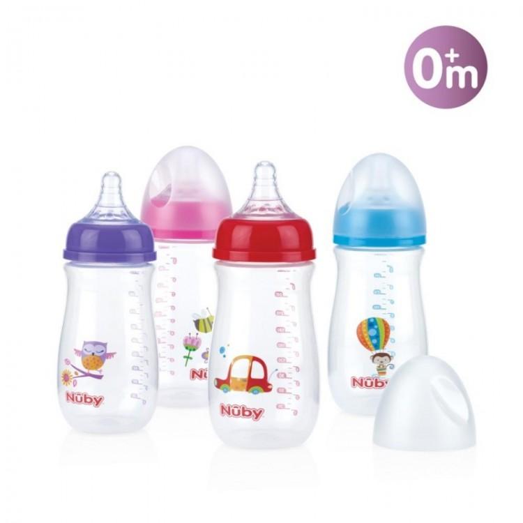Nuby Biberon oval large 270ml +0m ID1242