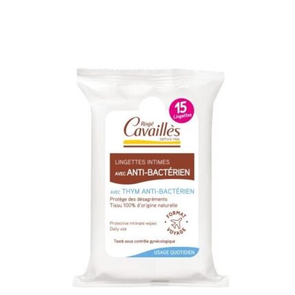 Roge Cavailles Lingettes Anti-bacterien 15un
