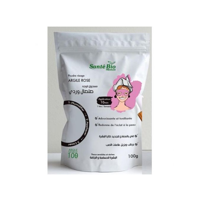 Sante Bio Argile Rose poudre 100g