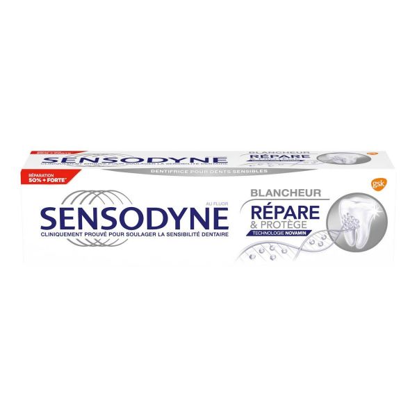 Sensodyne dent repare protege blancheur 75ml