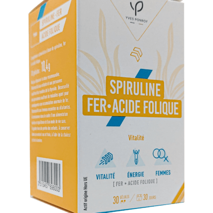 Yves Ponroy Spiruline Fer & Acide folique 30gelules